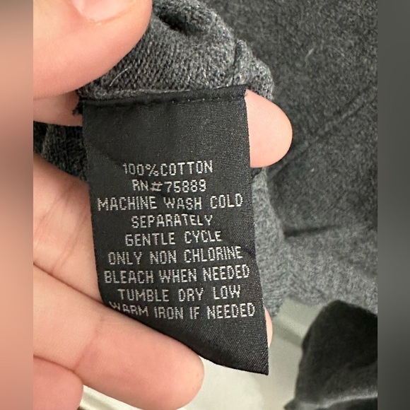 Buckle Men’s Black Label Slim Fit 💯 Cotton Cardigan size XL - Picture 6 of 6